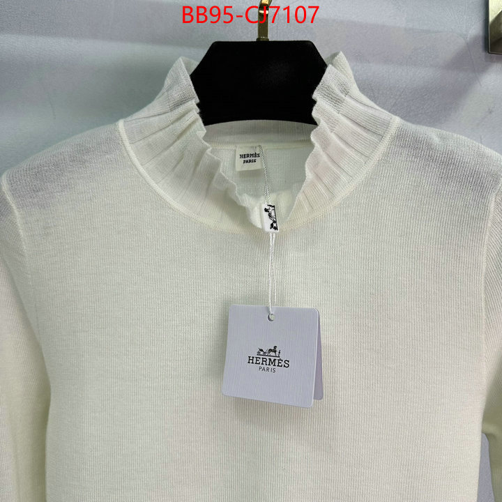 Clothing-Hermes shop cheap high quality 1:1 replica ID: CJ7107 $: 95USD