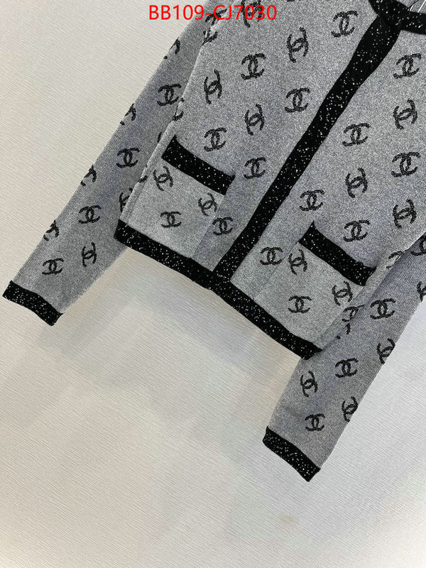 Clothing-Chanel where can i buy ID: CJ7030 $: 109USD