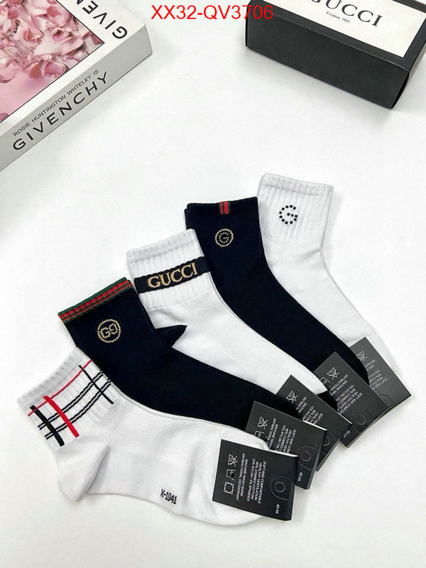 Sock-Gucci where to buy the best replica ID: QV3706 $: 32USD