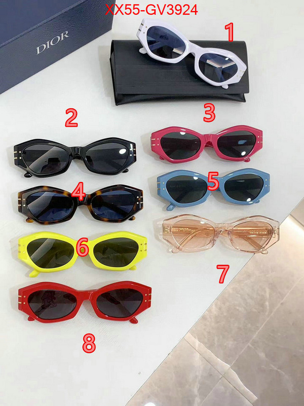 Glasses-Dior highest product quality ID: GV3924 $: 55USD