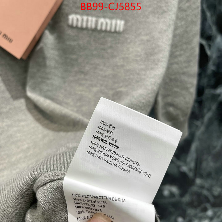 Clothing-MIU MIU replica for cheap ID: CJ5855 $: 99USD