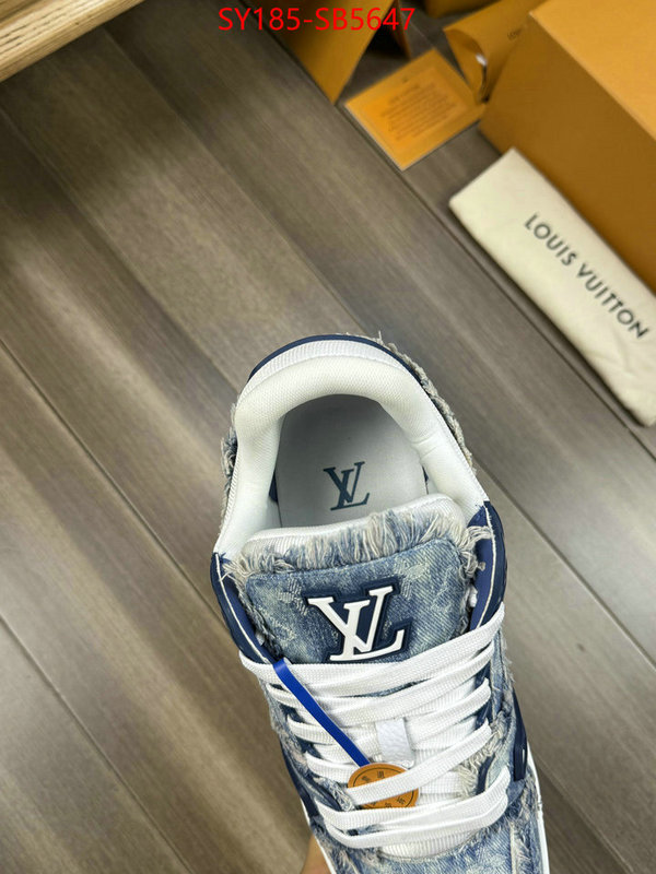 Men Shoes-LV how to start selling replica ID: SB5647 $: 185USD