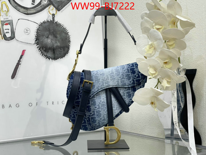 Dior Bags(4A)-Saddle- aaaaa replica designer ID: BJ7222 $: 99USD,