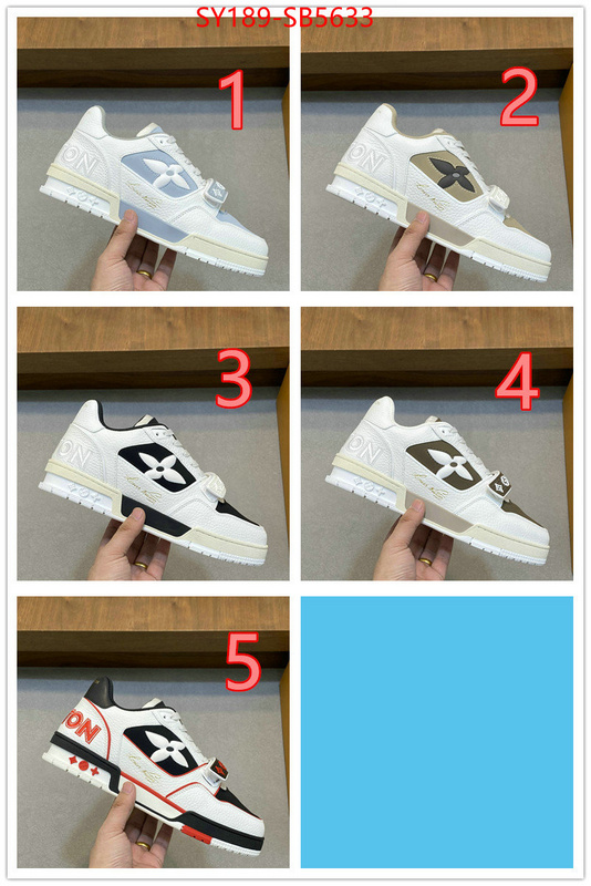 Men Shoes-LV high quality 1:1 replica ID: SB5633 $: 189USD