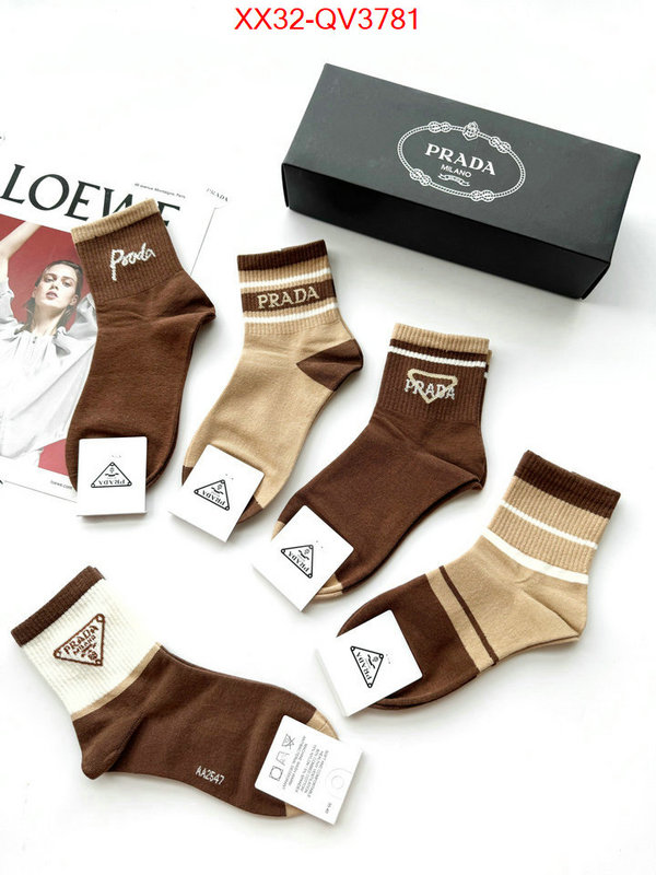 Sock-Prada buy the best high quality replica ID: QV3781 $: 32USD