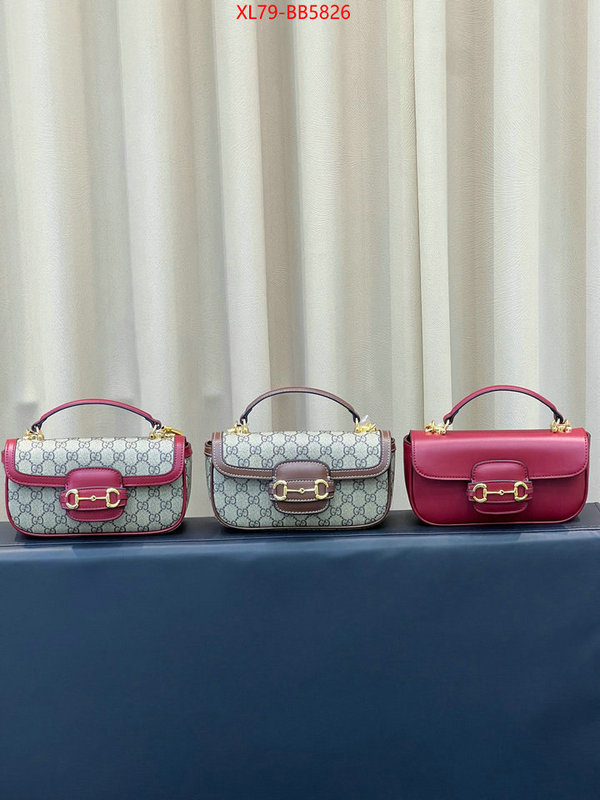 Gucci Bags(4A)-Horsebit- fashion ID: BB5826 $: 79USD,