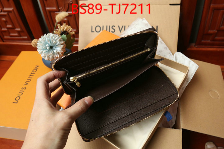 LV Bags(TOP)-Wallet aaaaa+ class replica ID: TJ7211 $: 89USD,