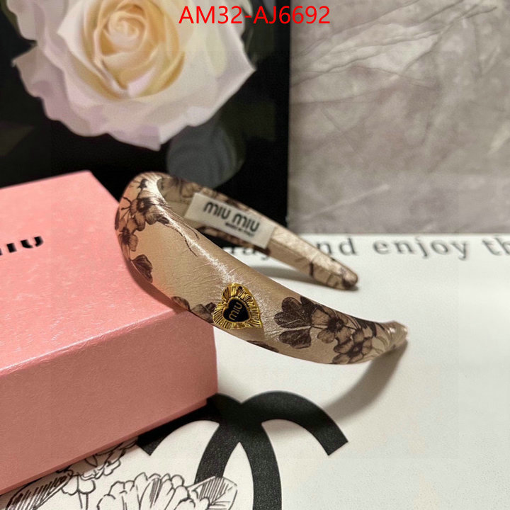 Hair band-MIU MIU replica designer ID: AJ6692 $: 32USD