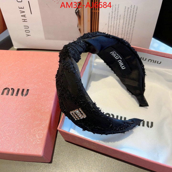 Hair band-MIU MIU replcia cheap ID: AJ6684 $: 32USD