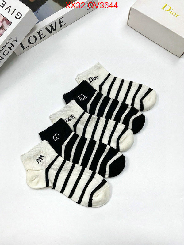 Sock-Dior fake ID: QV3644 $: 32USD