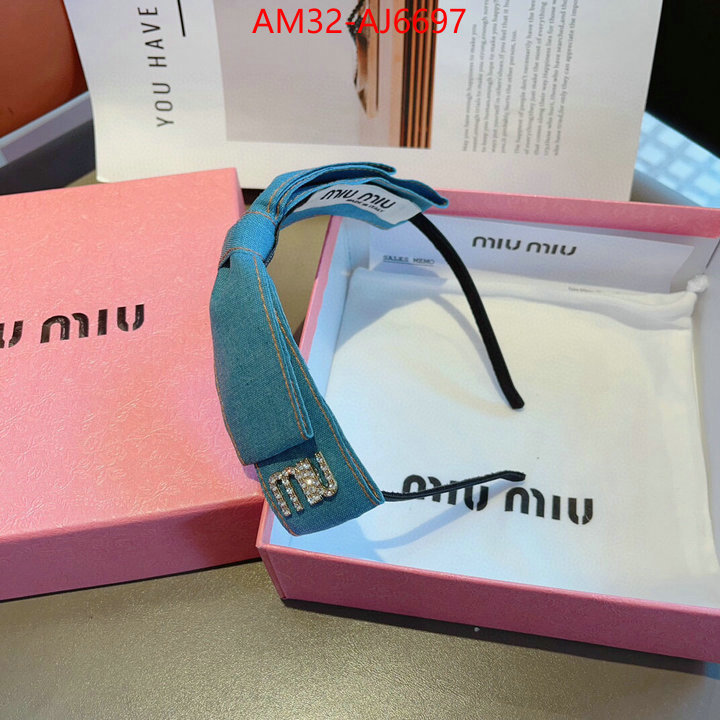 Hair band-MIU MIU mirror quality ID: AJ6697 $: 32USD