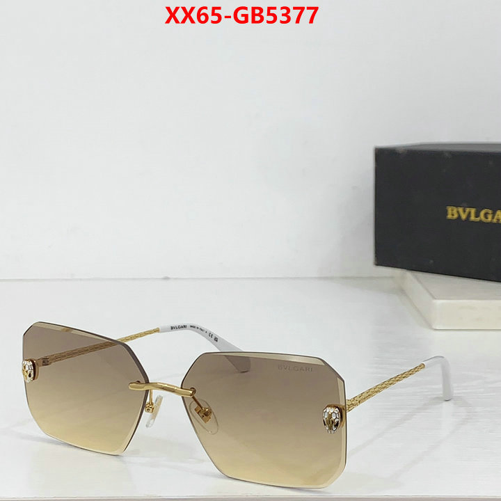 Glasses-Bvlgari high quality aaaaa replica ID: GB5377 $: 65USD