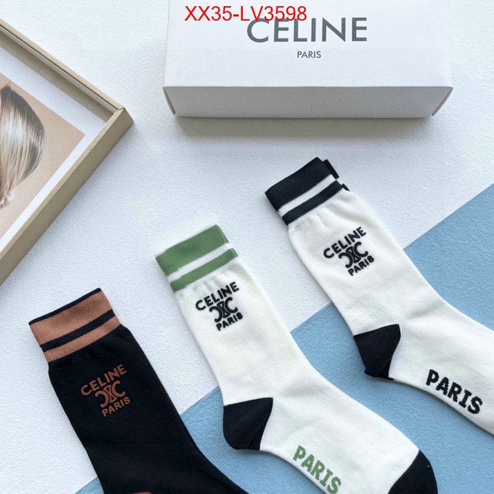 Sock-CELINE where to buy replicas ID: LV3598 $: 35USD