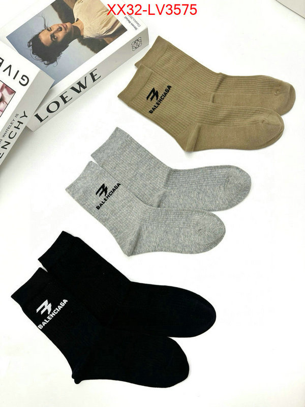 Sock-Balenciaga mirror copy luxury ID: LV3575 $: 32USD