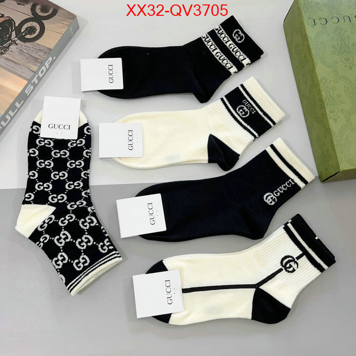 Sock-Gucci luxury cheap replica ID: QV3705 $: 32USD