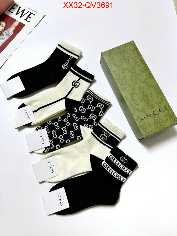 Sock-Gucci can i buy replica ID: QV3691 $: 32USD