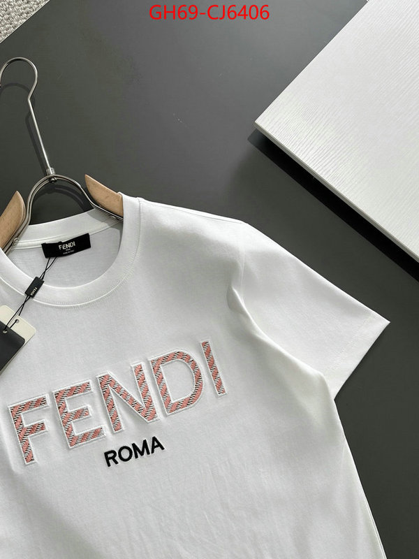 Clothing-Fendi 2024 perfect replica designer ID: CJ6406 $: 69USD