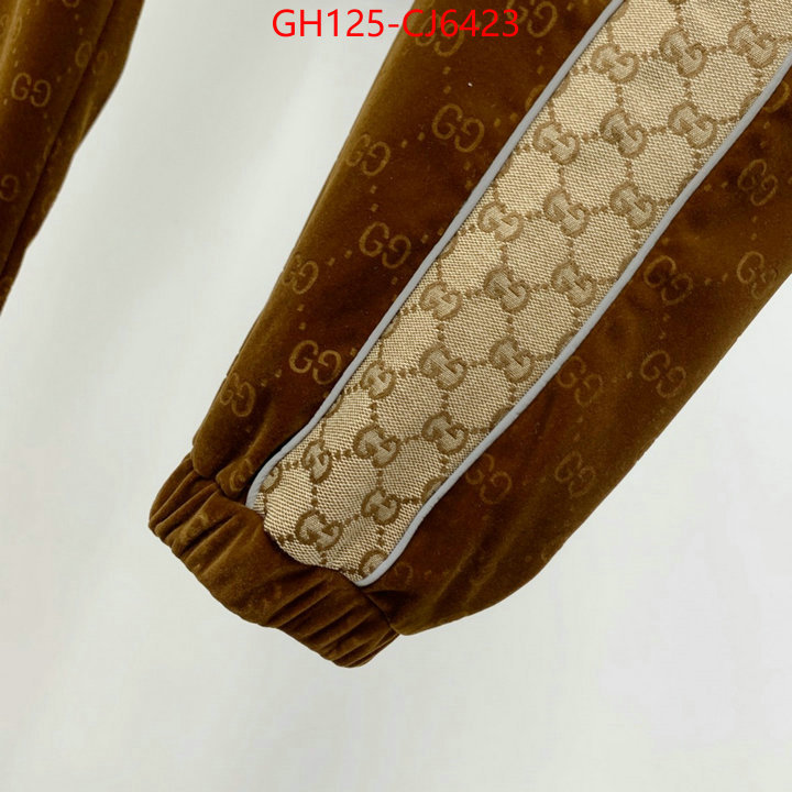 Clothing-Gucci luxury fake ID: CJ6423 $: 125USD