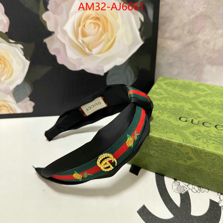 Hair band-Gucci shop cheap high quality 1:1 replica ID: AJ6661 $: 32USD