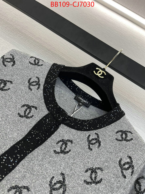 Clothing-Chanel where can i buy ID: CJ7030 $: 109USD