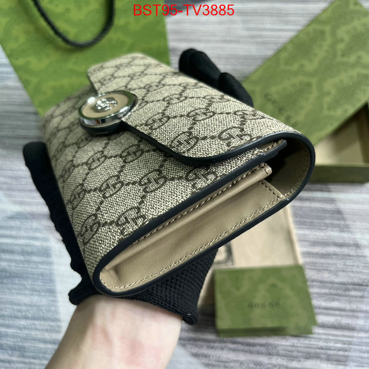 Gucci Bags(TOP)-Wallet- designer high replica ID: TV3885 $: 95USD,