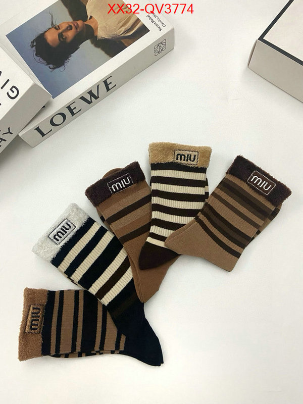 Sock-Miu Miu the best affordable ID: QV3774 $: 32USD