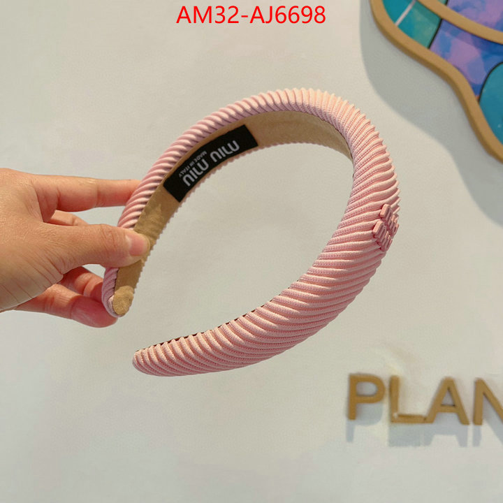 Hair band-MIU MIU 2024 aaaaa replica 1st copy ID: AJ6698 $: 32USD