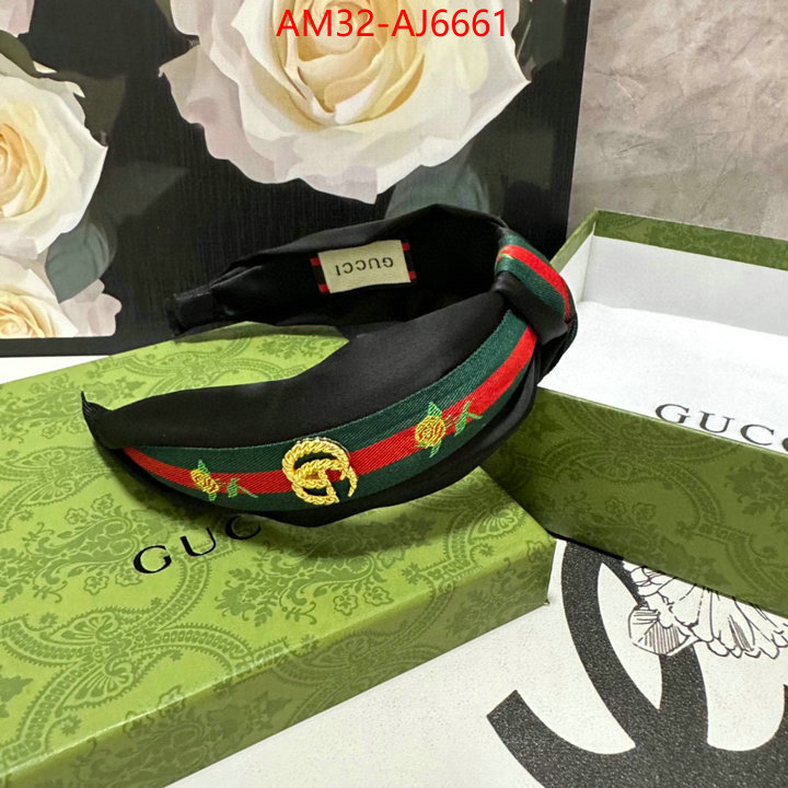 Hair band-Gucci shop cheap high quality 1:1 replica ID: AJ6661 $: 32USD