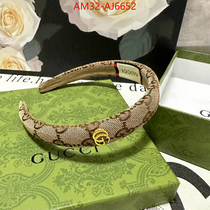 Hair band-Gucci replica designer ID: AJ6652 $: 32USD