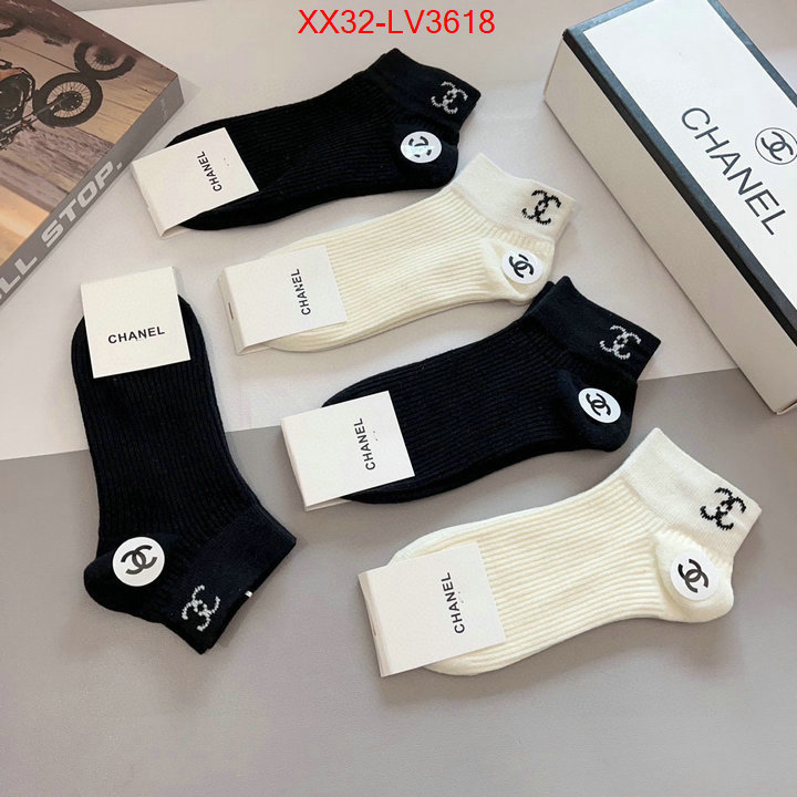 Sock-Chanel new 2024 ID: LV3618 $: 32USD