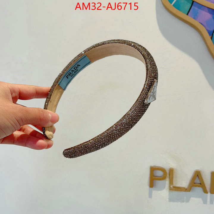 Hair band-Prada mirror copy luxury ID: AJ6715 $: 32USD