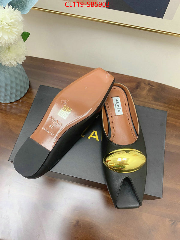 Women Shoes-ALAIA knockoff highest quality ID: SB5903 $: 119USD