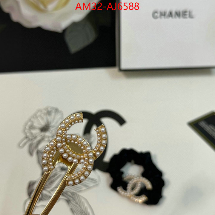 Hair band-Chanel how quality ID: AJ6588 $: 32USD