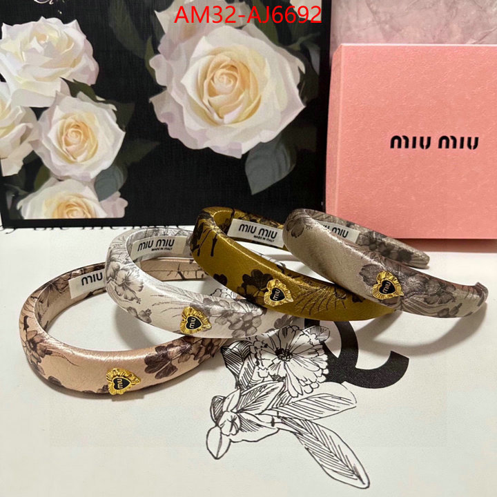 Hair band-MIU MIU replica designer ID: AJ6692 $: 32USD