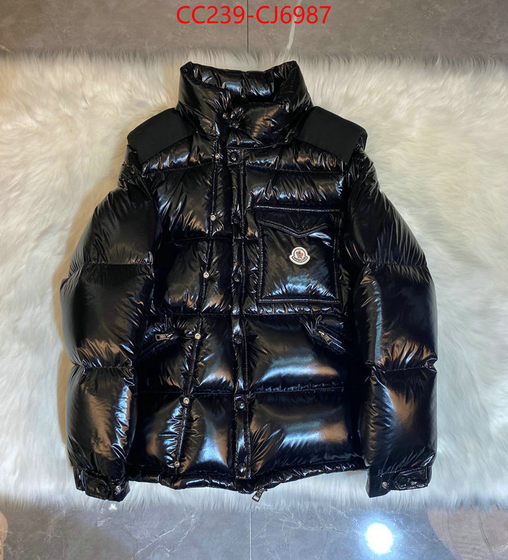 Down jacket Men-Moncler top quality replica ID: CJ6987 $: 239USD