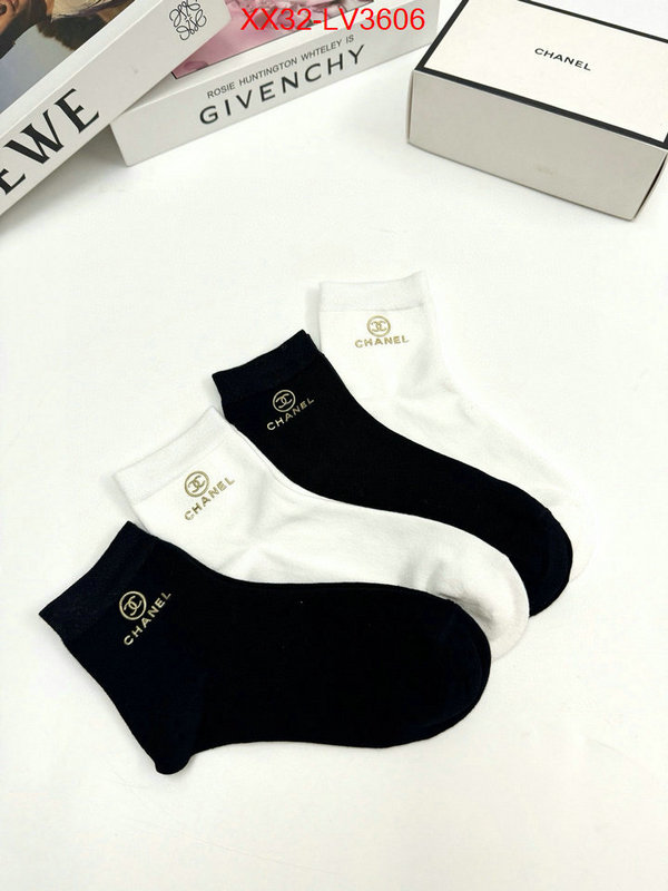 Sock-Chanel buy cheap ID: LV3606 $: 32USD