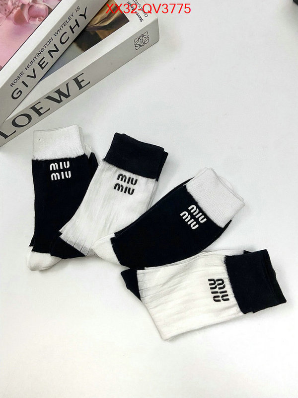 Sock-Miu Miu where can i buy the best 1:1 original ID: QV3775 $: 32USD