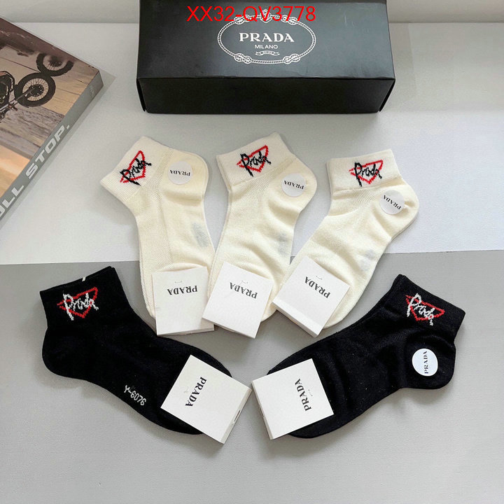 Sock-Prada best replica 1:1 ID: QV3778 $: 32USD