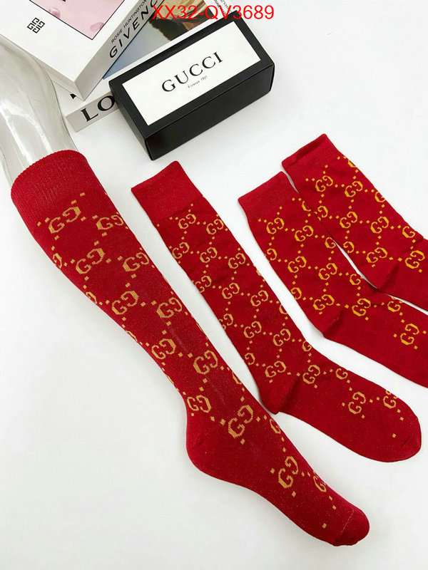 Sock-Gucci designer fashion replica ID: QV3689 $: 32USD