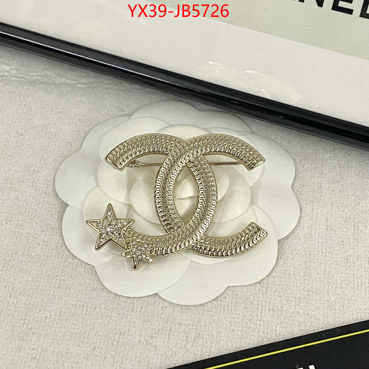 Jewelry-Chanel top perfect fake ID: JB5727 $: 39USD