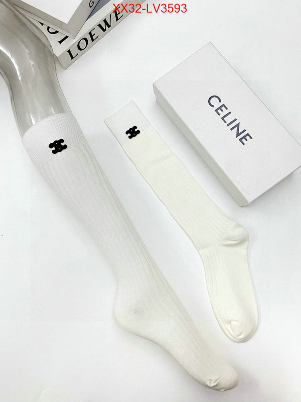 Sock-CELINE buy cheap ID: LV3593 $: 32USD