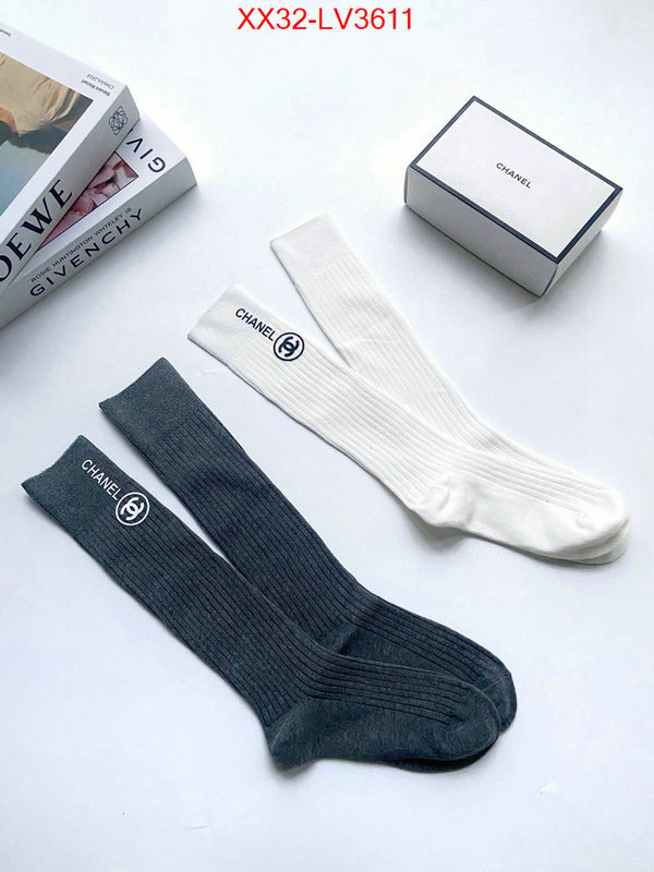 Sock-Chanel for sale cheap now ID: LV3611 $: 32USD