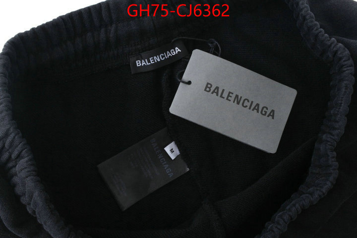 Clothing-Balenciaga where can i buy the best quality ID: CJ6362 $: 75USD