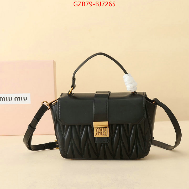 Miu Miu Bags(4A)-Handbag- buy the best high quality replica ID: BJ7265 $: 79USD,