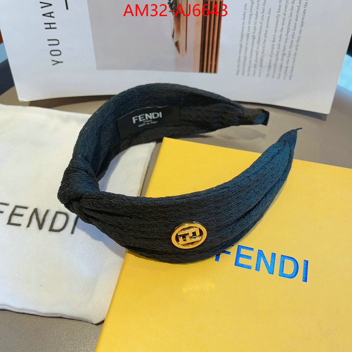 Hair band-Fendi best website for replica ID: AJ6643 $: 32USD