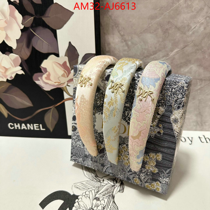 Hair band-Dior luxury fashion replica designers ID: AJ6613 $: 32USD