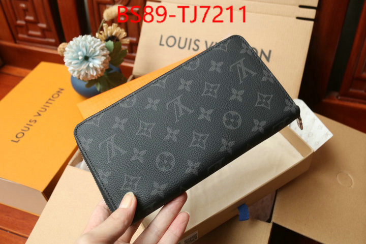 LV Bags(TOP)-Wallet aaaaa+ class replica ID: TJ7211 $: 89USD,