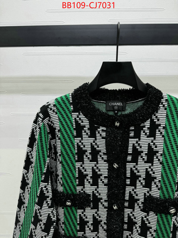 Clothing-Chanel what is top quality replica ID: CJ7031 $: 109USD