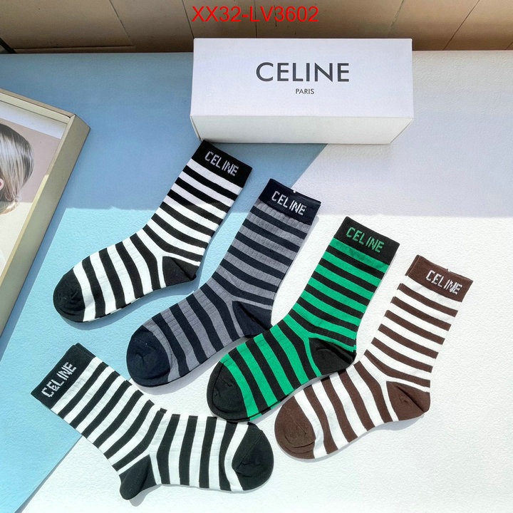 Sock-CELINE china sale ID: LV3602 $: 32USD