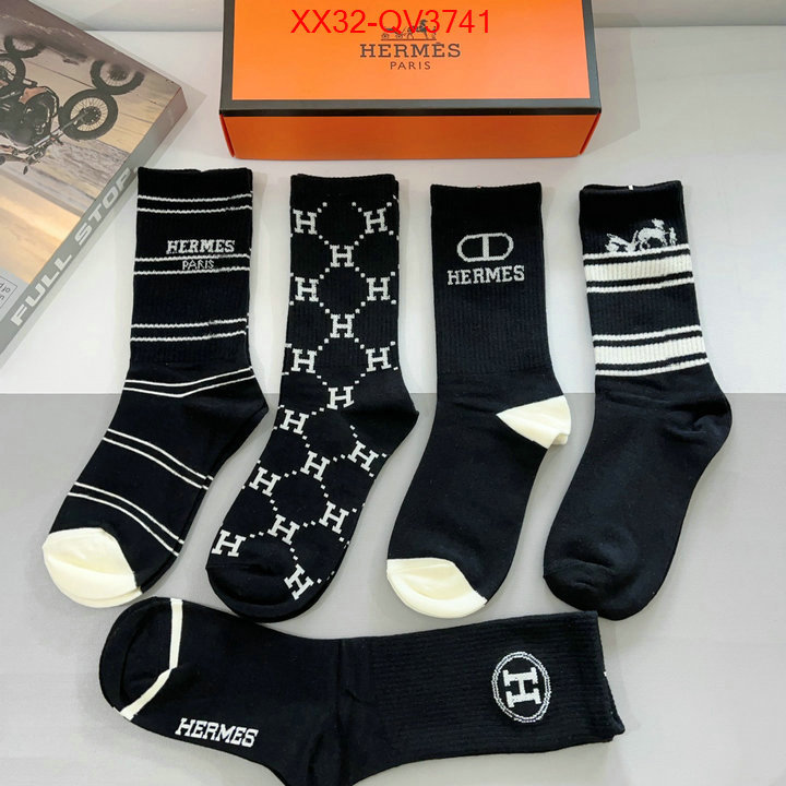 Sock-Hermes brand designer replica ID: QV3741 $: 32USD